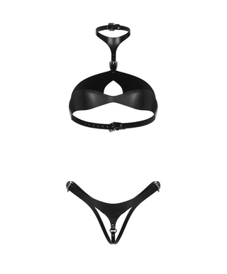 Ensemble de lingerie en cuir AURORA