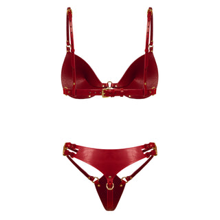 Leather lingerie set ASTREA