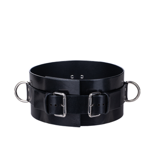 Leather belt MAGNUS Black